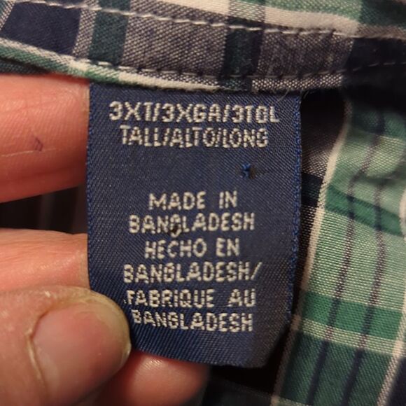 Men's 3XL Vintage Wrangler Western Shirts Long Sleeve Pearl Snap Button Up - Picture 4 of 8